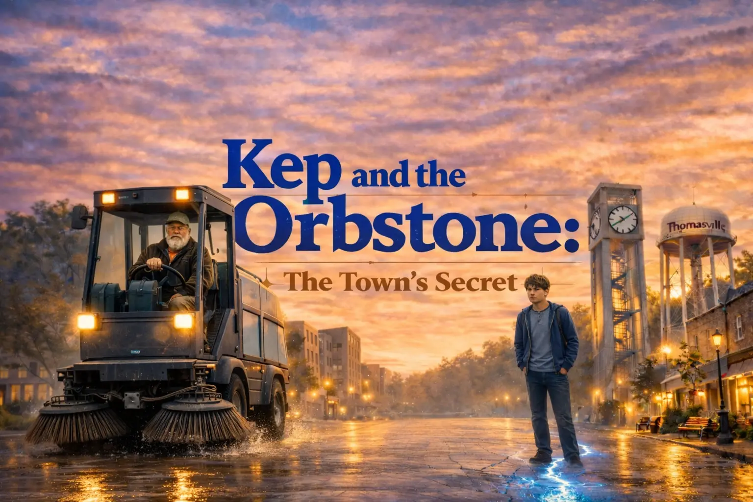 Kep and the street sweeper