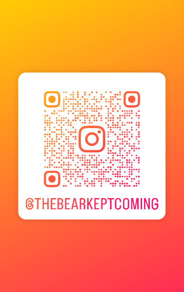 Instagram QR code for the Bear at @thebearkeptcoming
